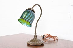 Buffalo Studios Arts & Crafts Bronze Desk Lamp, Circa 1910