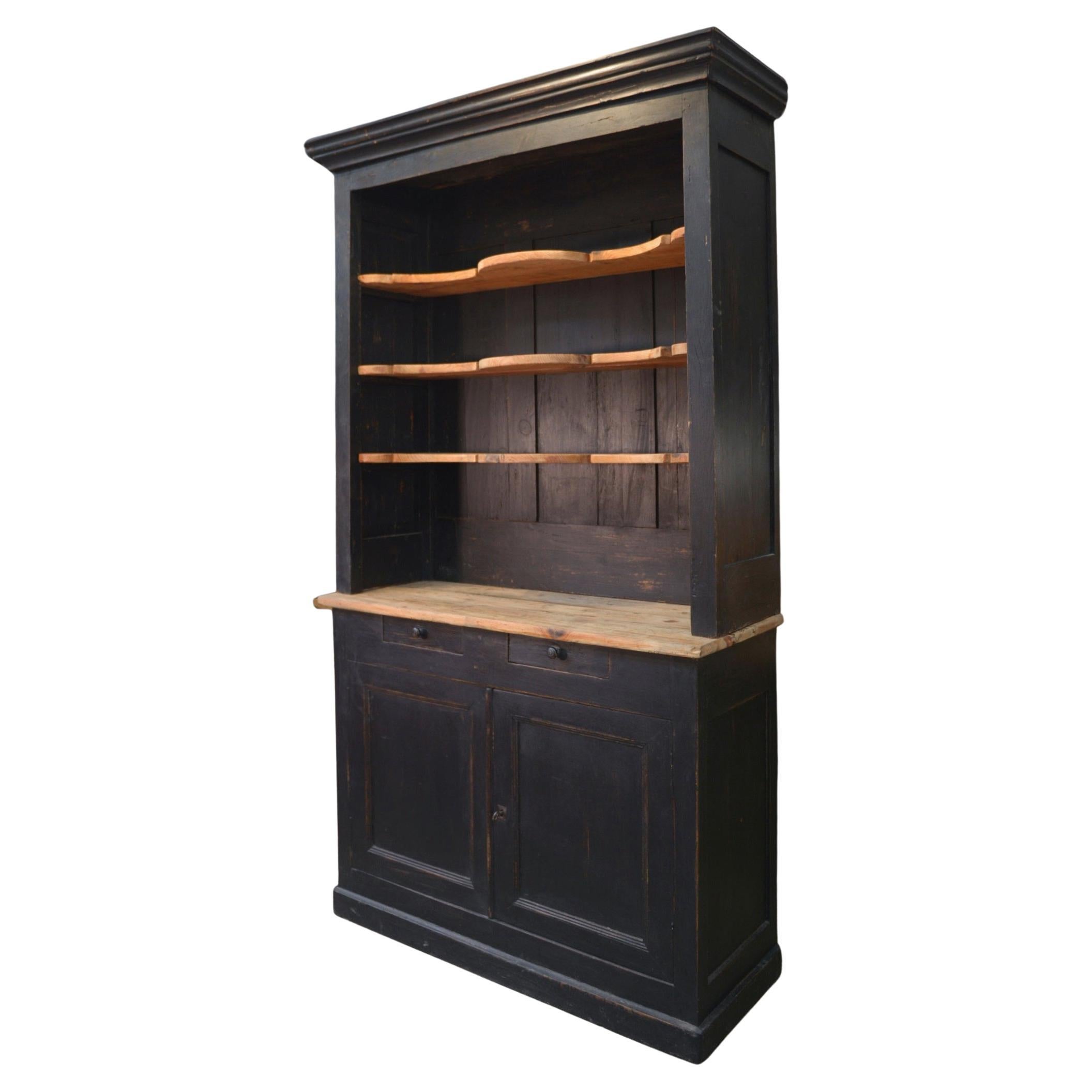 Buffet 2 corps en sapin fin 19ème en venta
