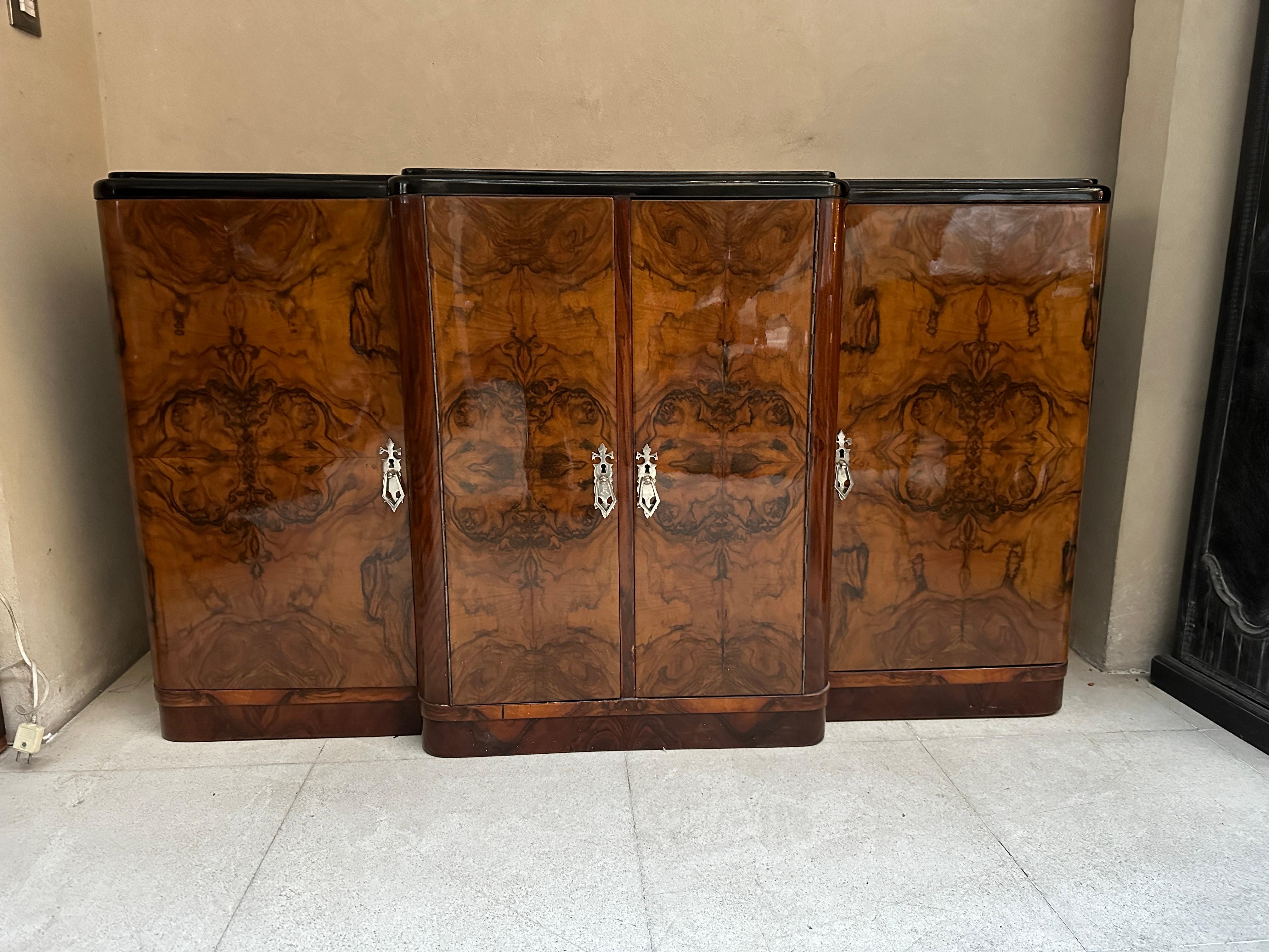 Buffet Art Déco in Wood con cassetti, Francia 1930 in vendita 6