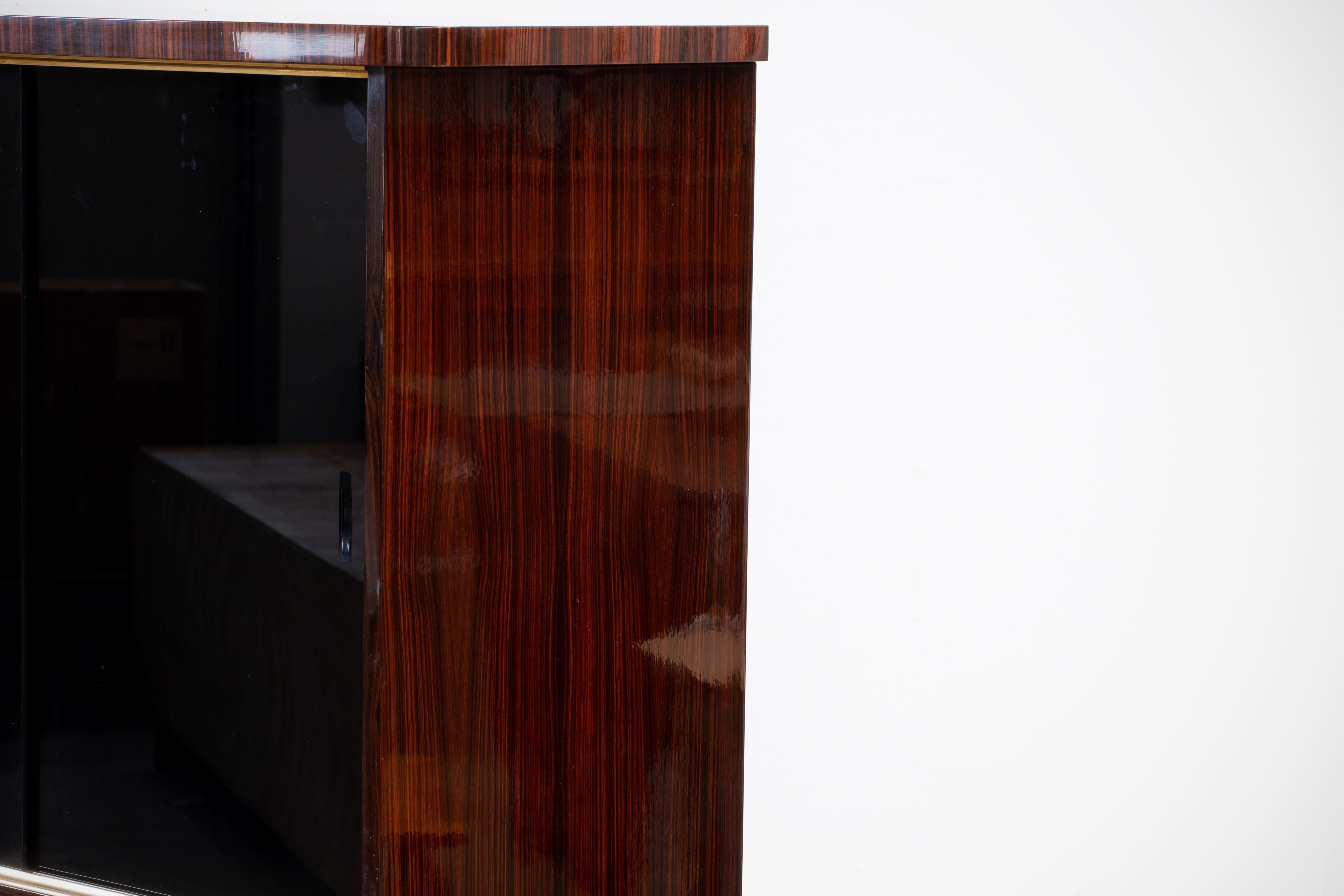 Buffet, Art Deco Macassar Ebony, 1940s. For Sale 1