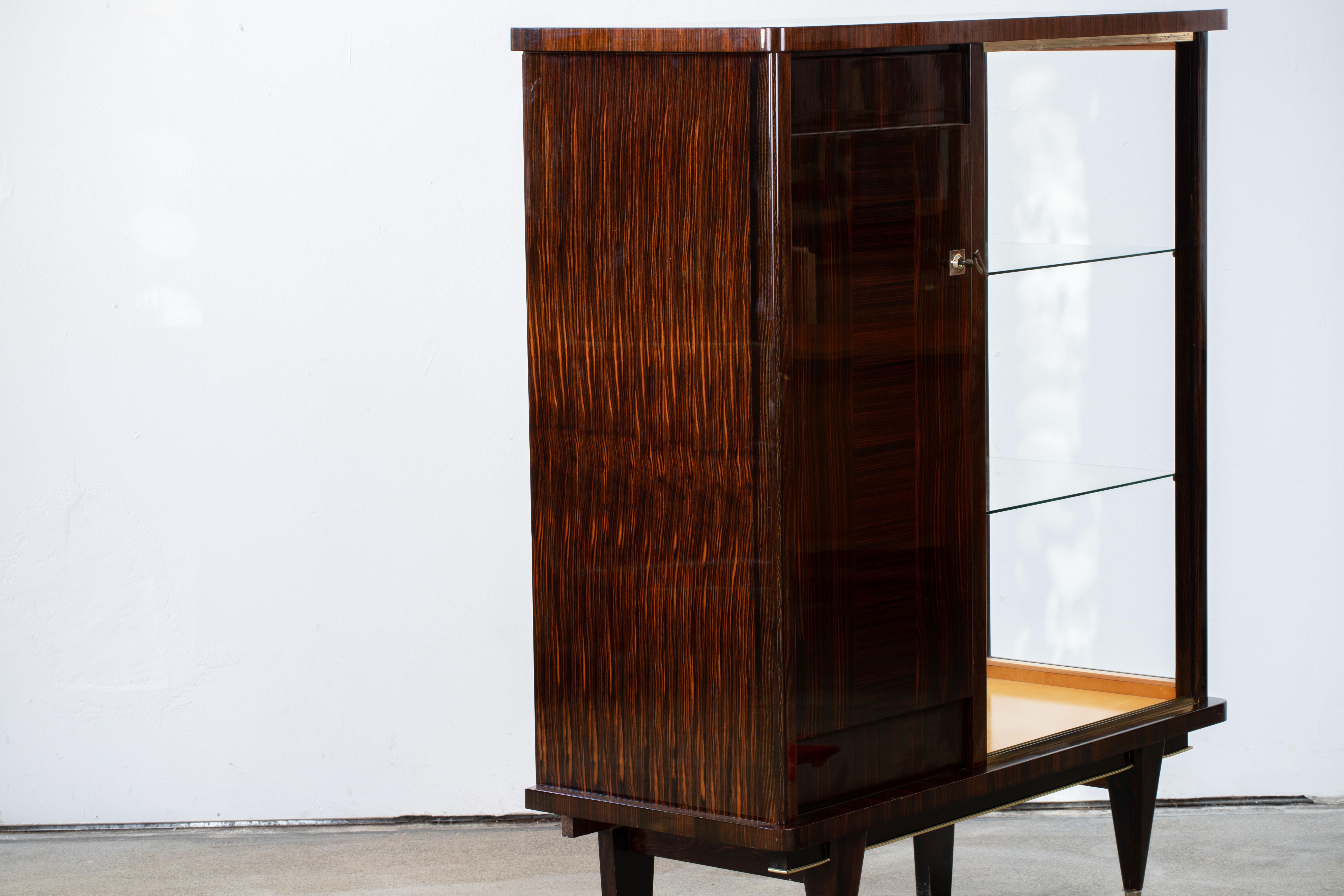 Buffet, Art Deco Macassar Ebony, 1940s For Sale 1