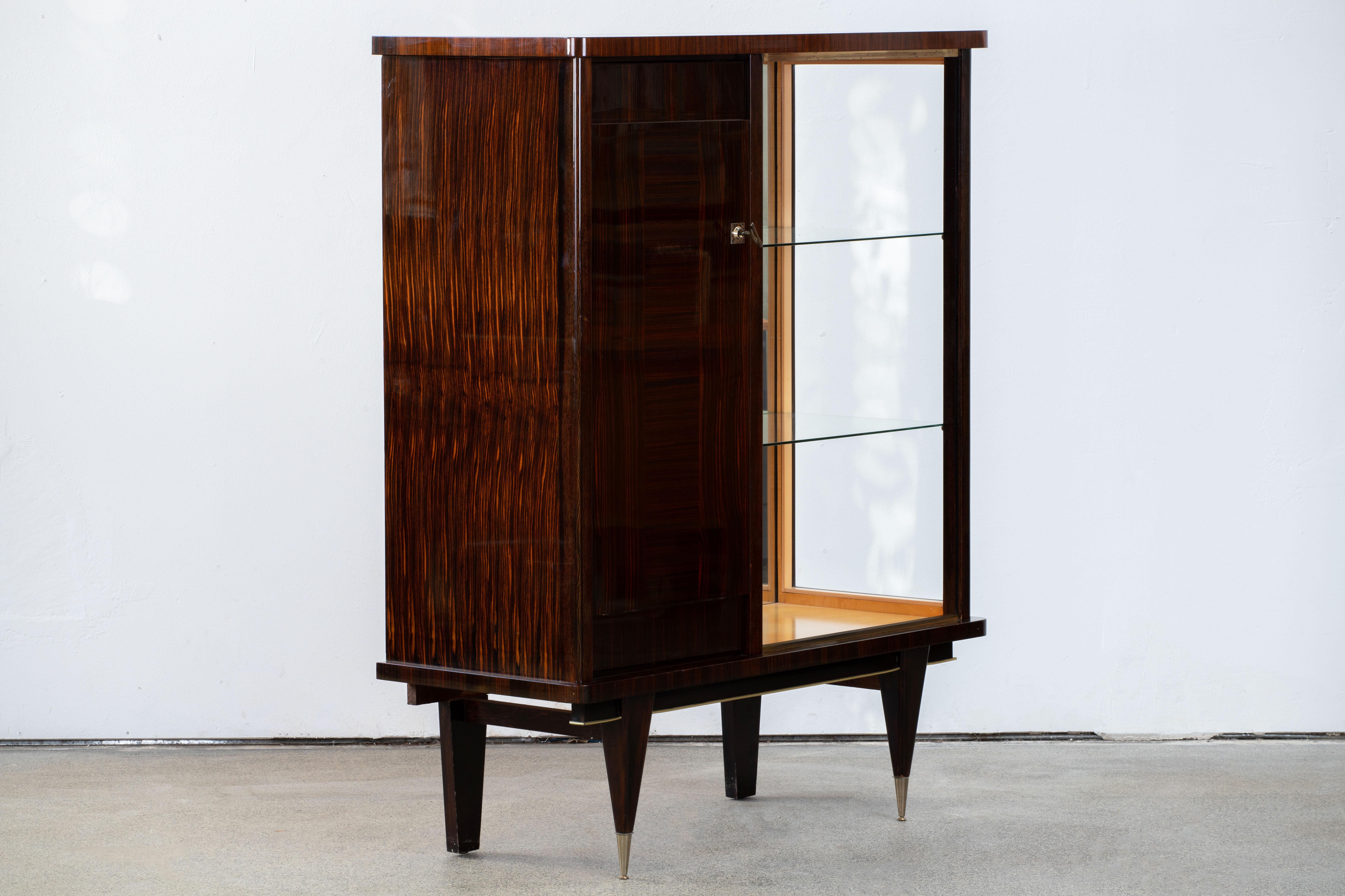 Buffet, Art Deco Macassar Ebony, 1940s For Sale 2