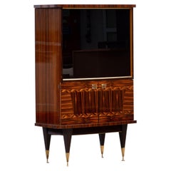 Vintage Buffet, Art Deco Macassar Ebony, 1940s.