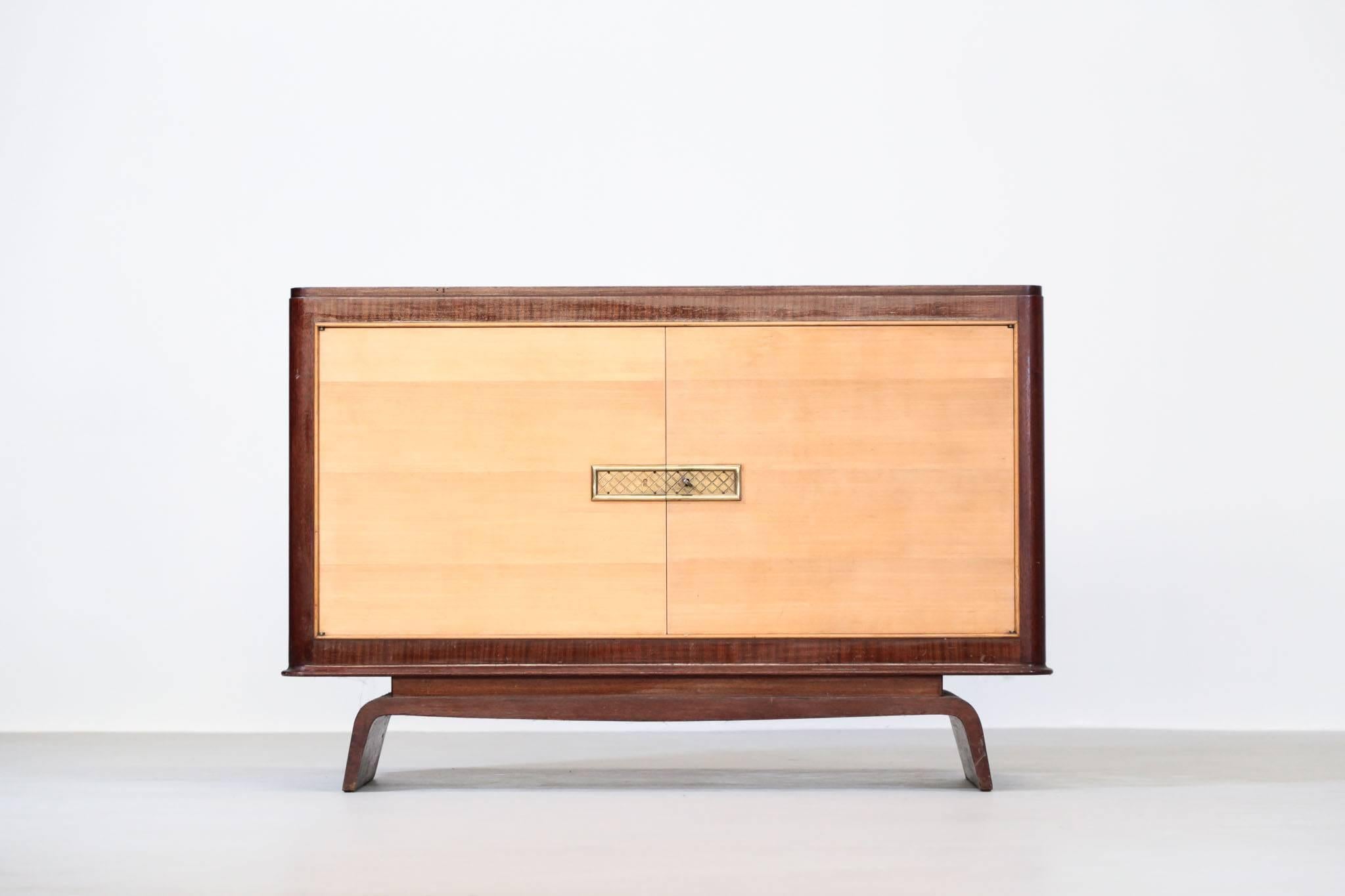 French Buffet Attributed to Jean Desnos, Art Deco, 1940s