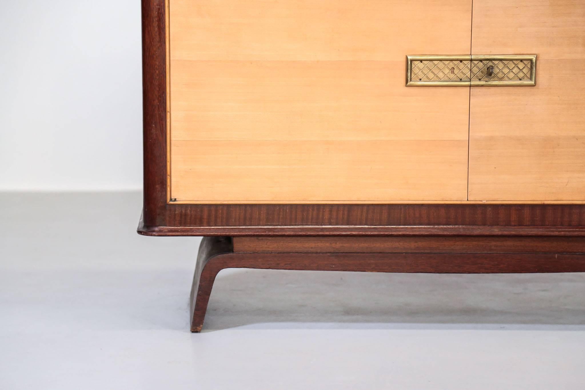 20th Century Buffet Attributed to Jean Desnos, Art Deco, 1940s