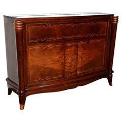 Buffet Bar de Madera Preciosa atribuido a J.Leleu, Art Decó - 1940