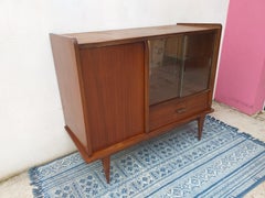 Buffet bar en bois vintage