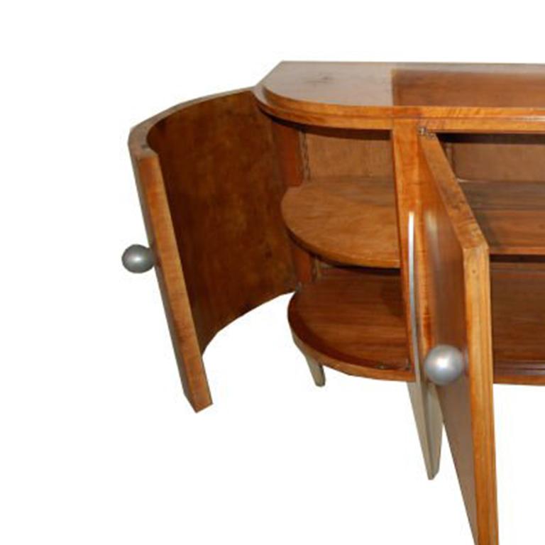 Wood Buffet by Michel Dufet For Sale