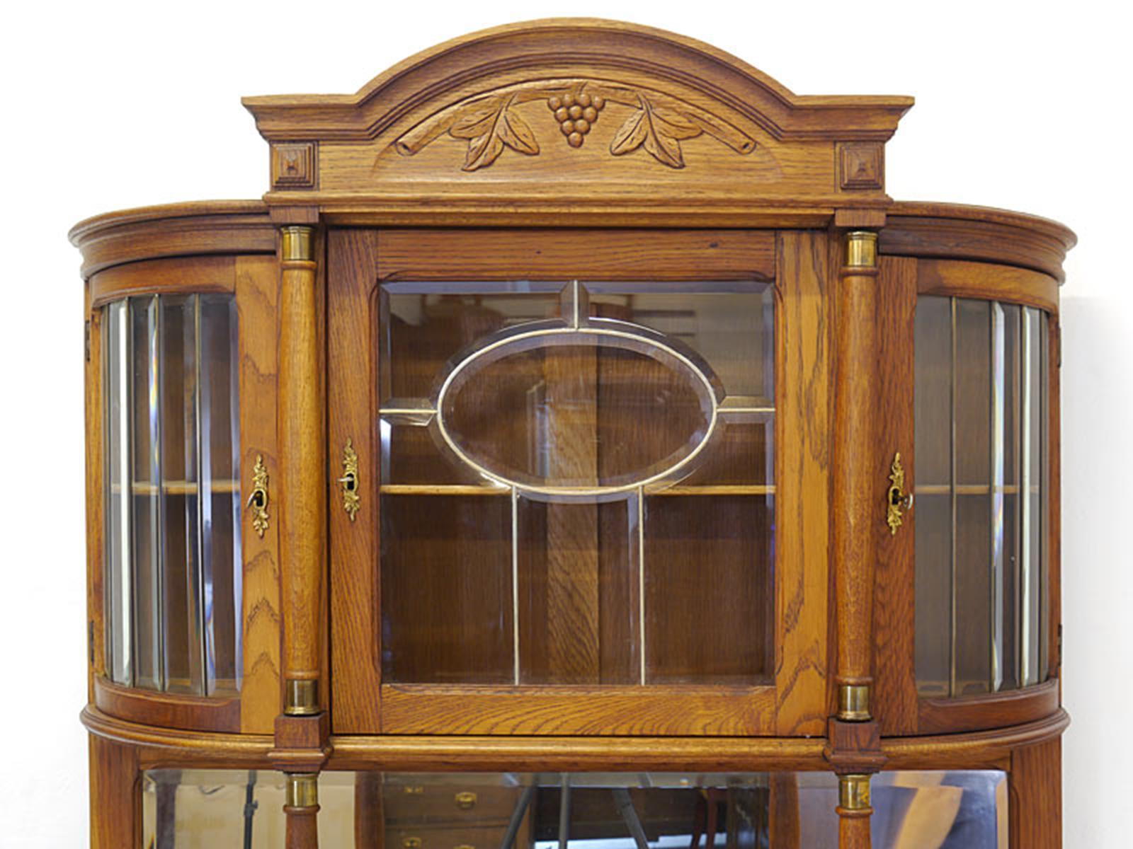 antique baking cabinet