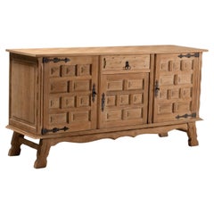Buffet Chalet in Carved Oak, France, 1950s