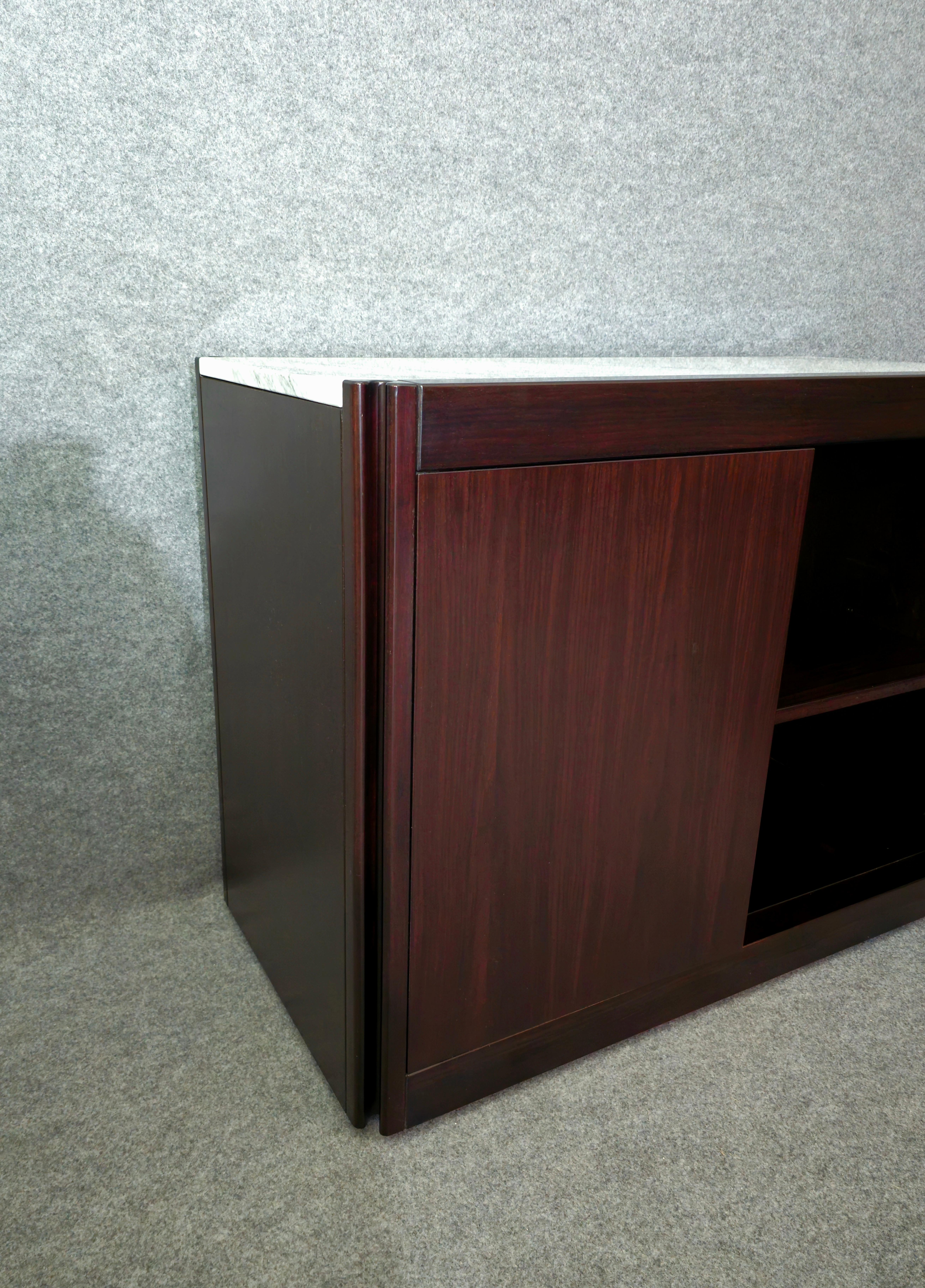 20th Century Buffet Credenza 4D Angelo Mangiarotti For Molteni Midcentury Design Italy 1960s  For Sale