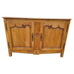 Buffet de campagne Style Louis XVI en chêne massif France