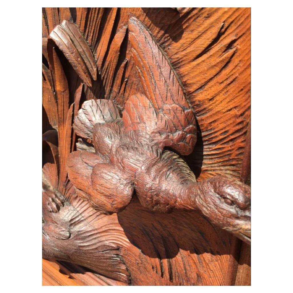 19th Century, Carved Walnut Hunting Buffet For Sale 6