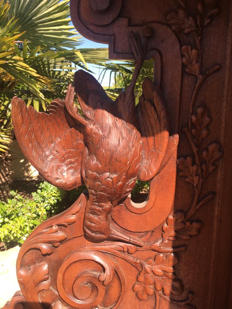 19th Century, Carved Walnut Hunting Buffet For Sale 3