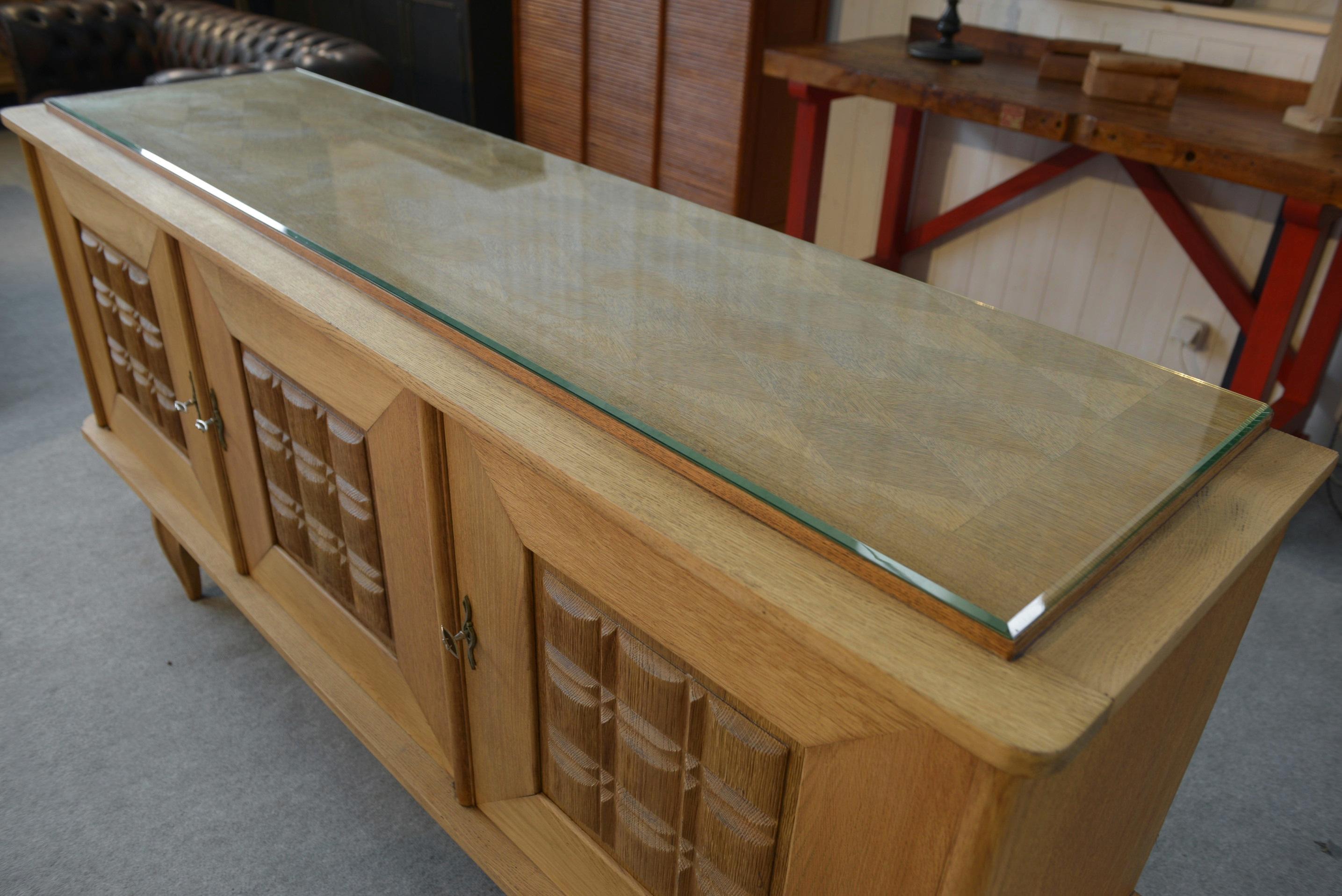 Buffet en chêne 1960's en venta 6