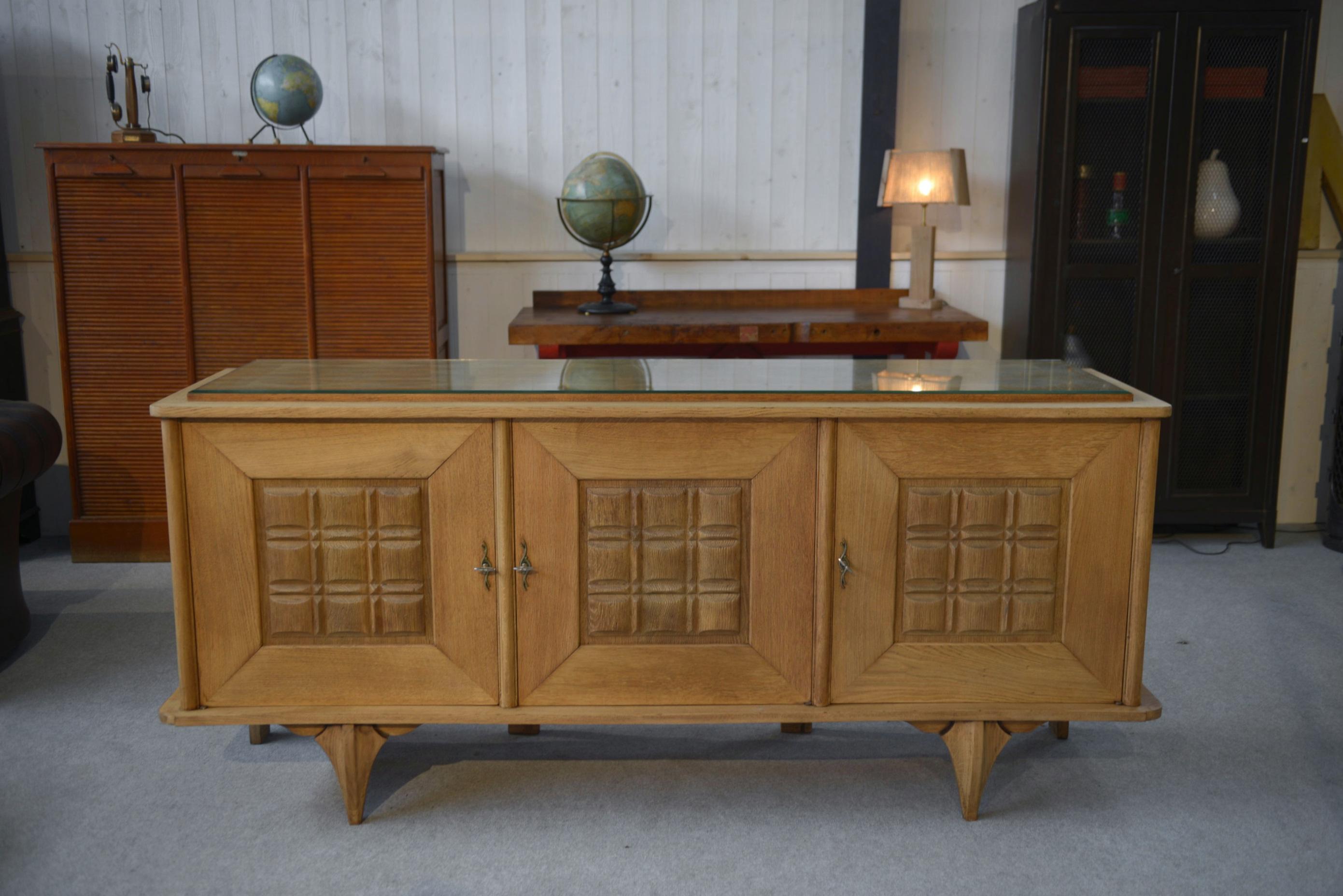 Buffet en chêne 1960's en venta 1