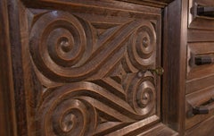 Buffet en chêne massif par André Le Picard 1950