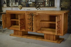 Buffet en chêne par Charles Dudouyt 1940's