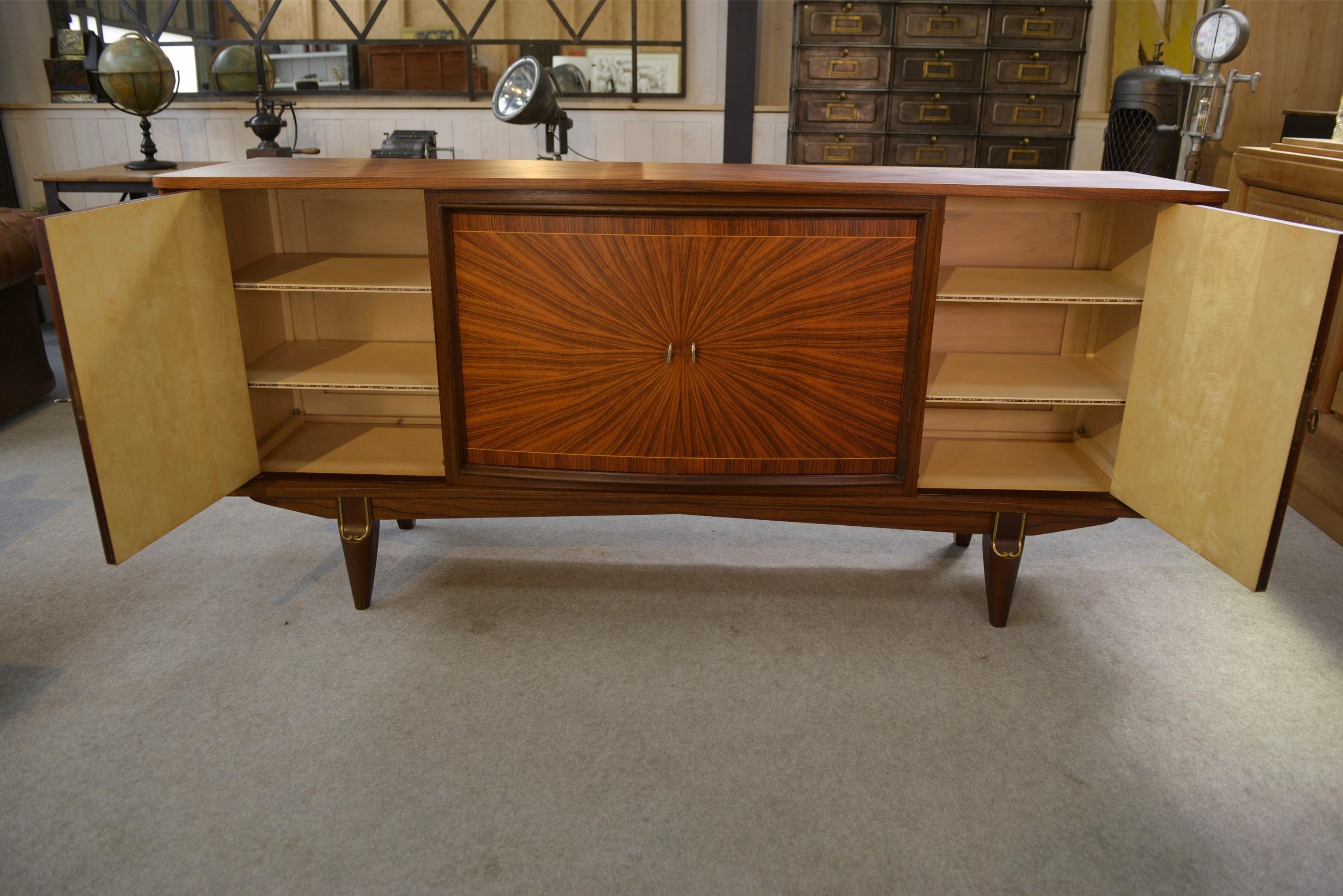 Buffet en palissandre et érable 1960's en vente 5