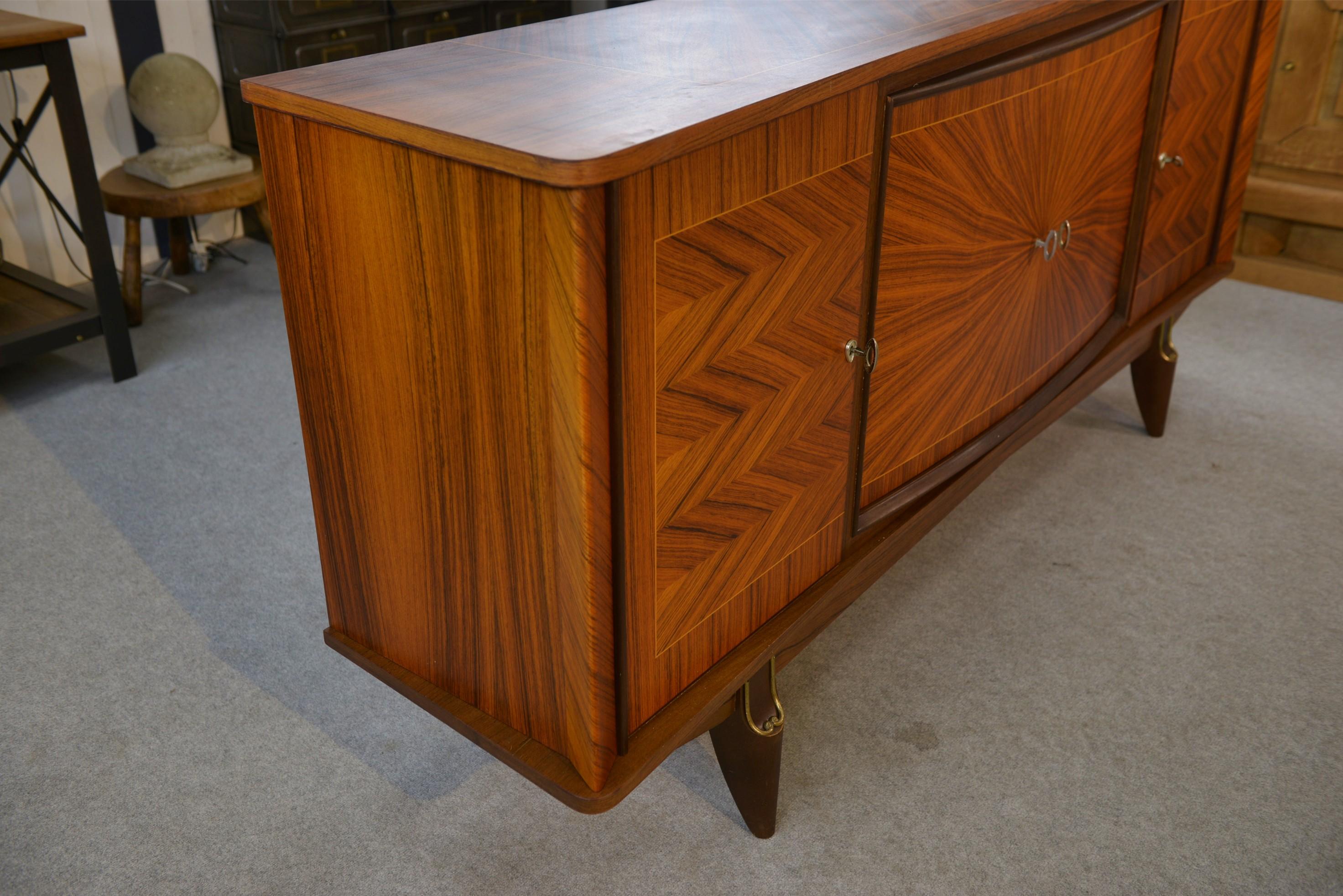 Buffet en palissandre et érable 1960's en vente 4