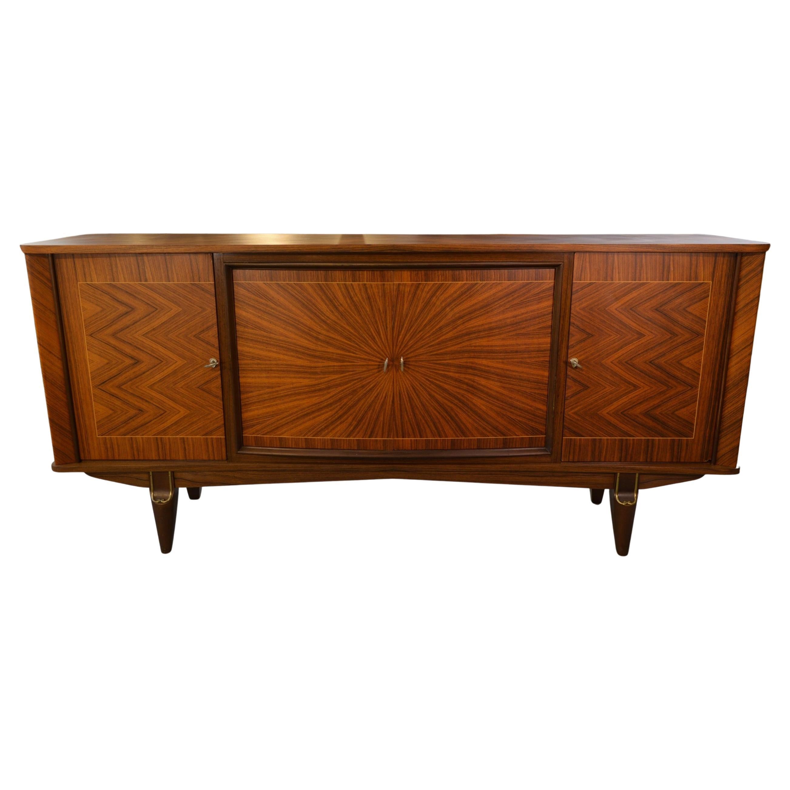 Buffet en palissandre et érable 1960's en vente
