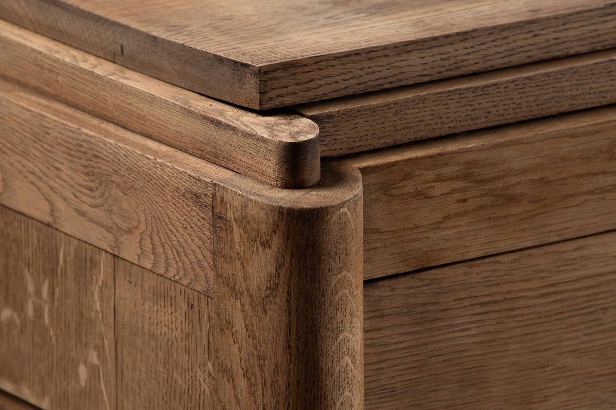Metà XX secolo Buffet in Carved Oak, France, 1940s in vendita