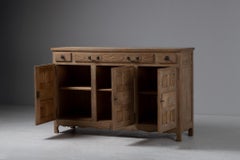 Buffet in Carved Oak, France, Early 20th Century