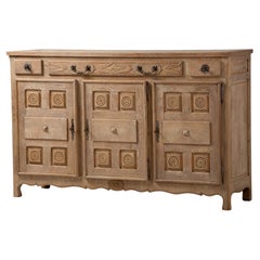 Buffet in Carved Oak, France, Early 20th Century