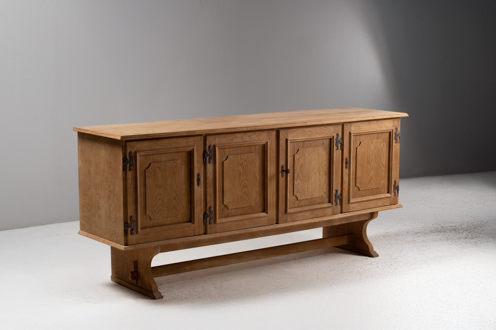 Buffet in Solid Oak, France, 1970s