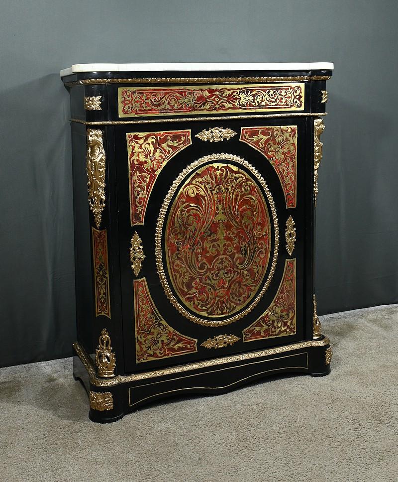Eleganza del mobile d'ingresso del periodo di Napoleone III con magnifica intarsio 