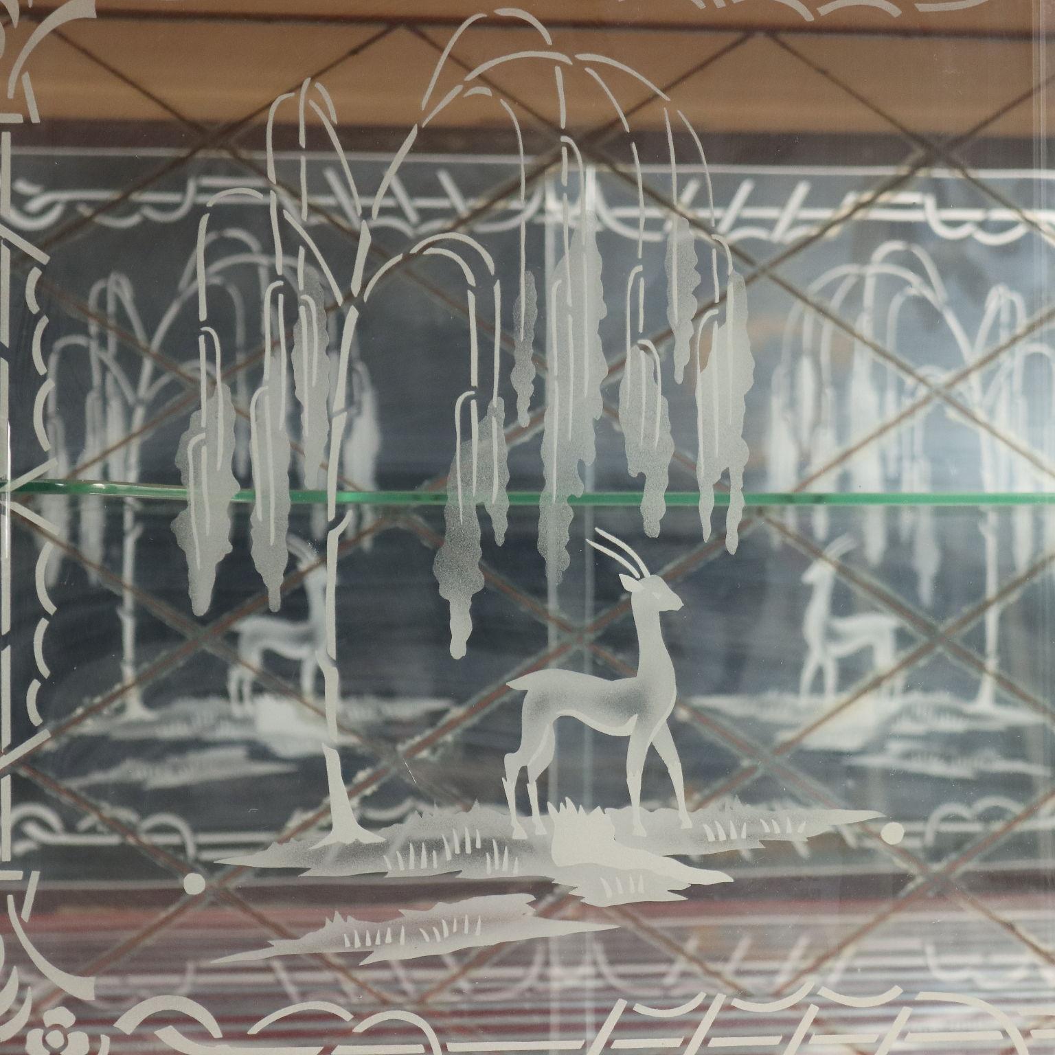 Mid-20th Century Buffet Palazzi dell'Arte Cantù 1940s en vente