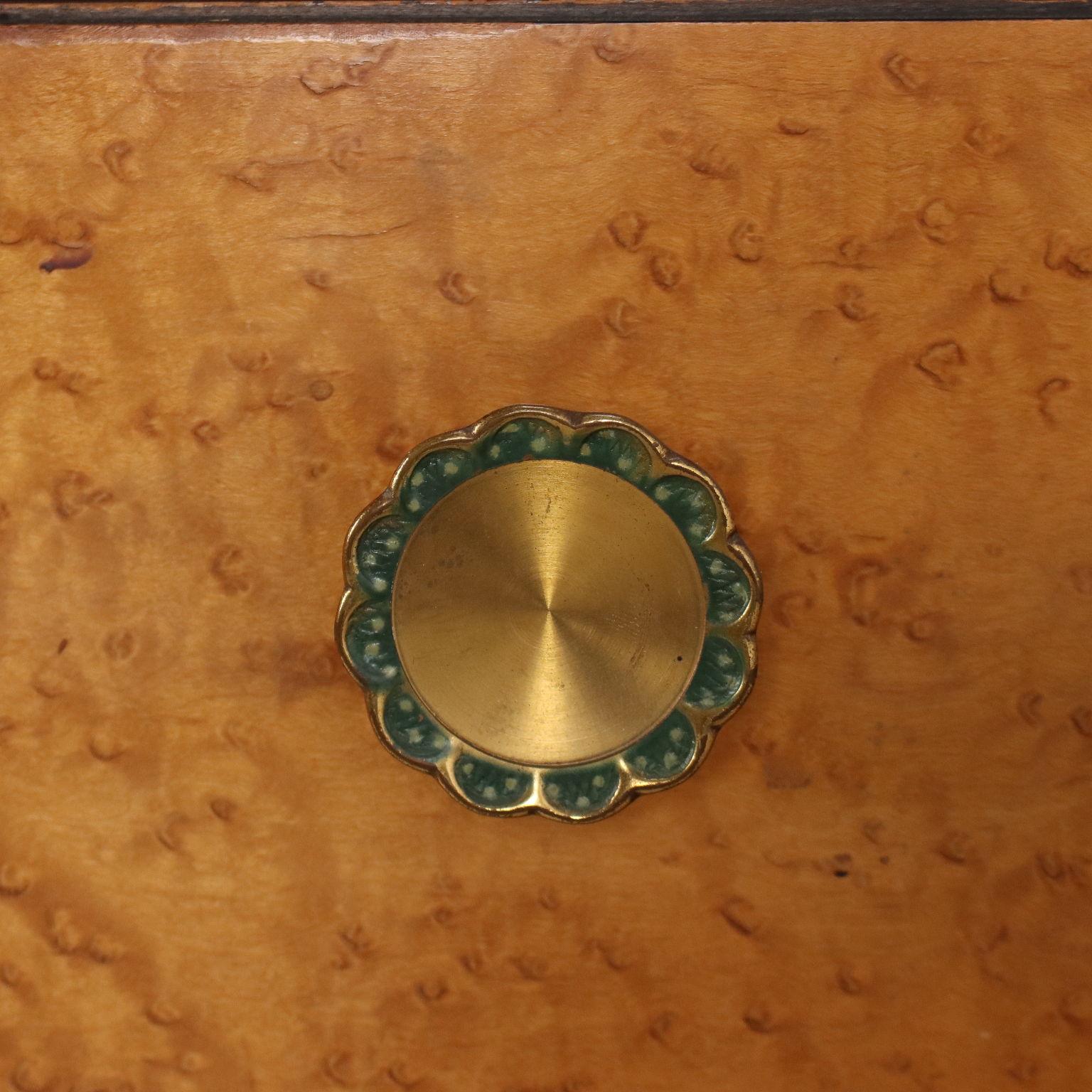 Laiton Buffet Palazzi dell'Arte Cantù 1940s en vente