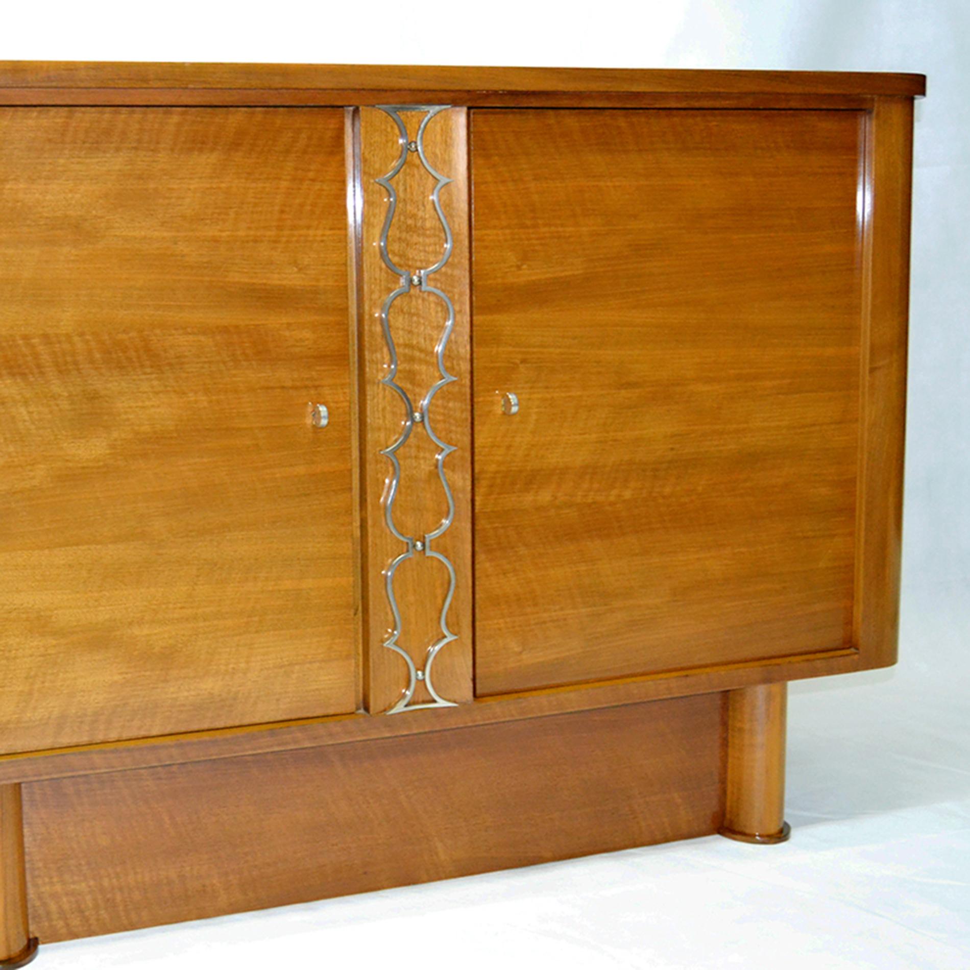 Mid-Century Modern Buffet Produced by the Au Bon Marché Designed by Paul Follot, 1930s-1940s France For Sale