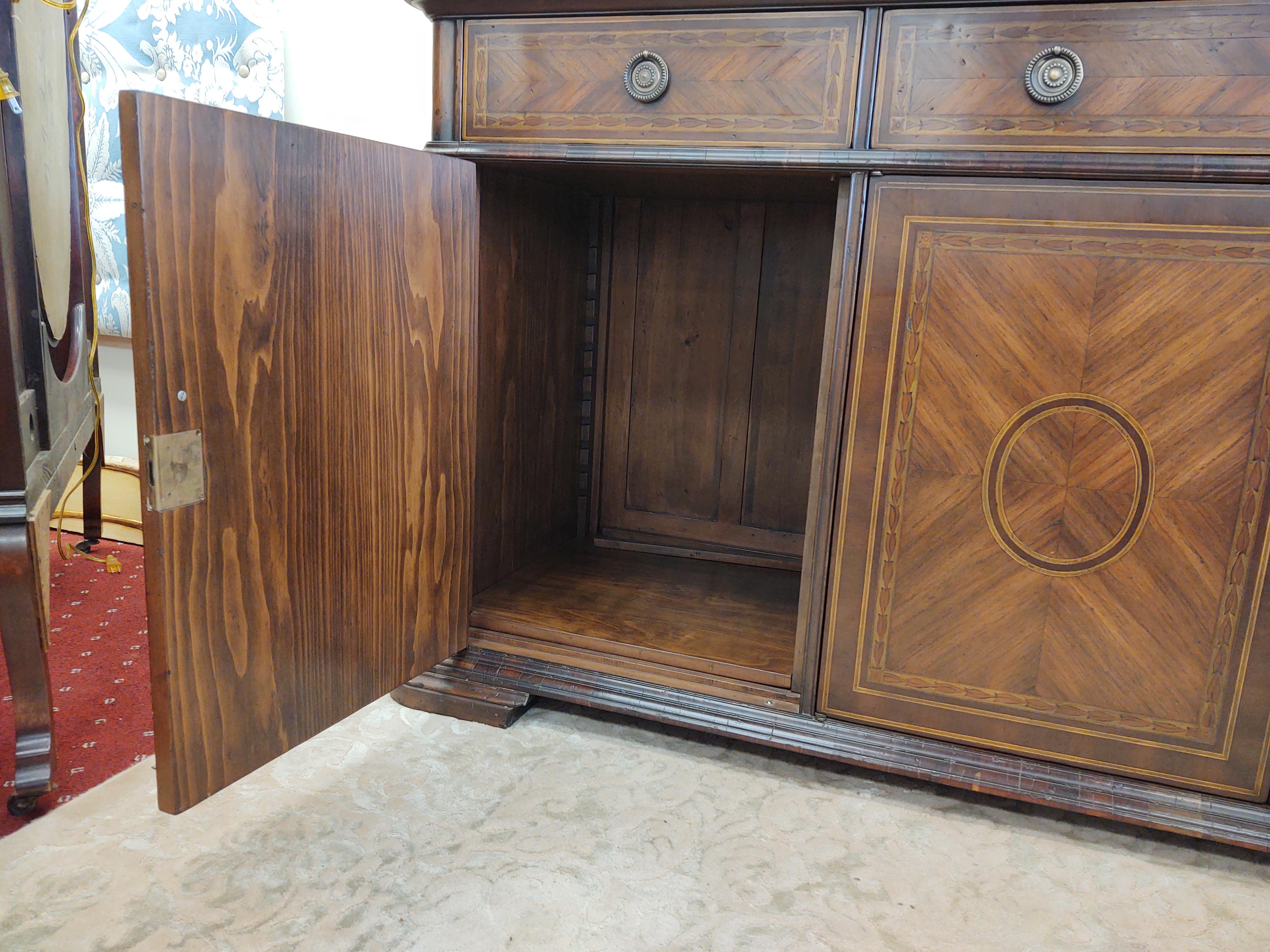 Marquetry Buffet Sideboard by Alfonso Marina Ebanista