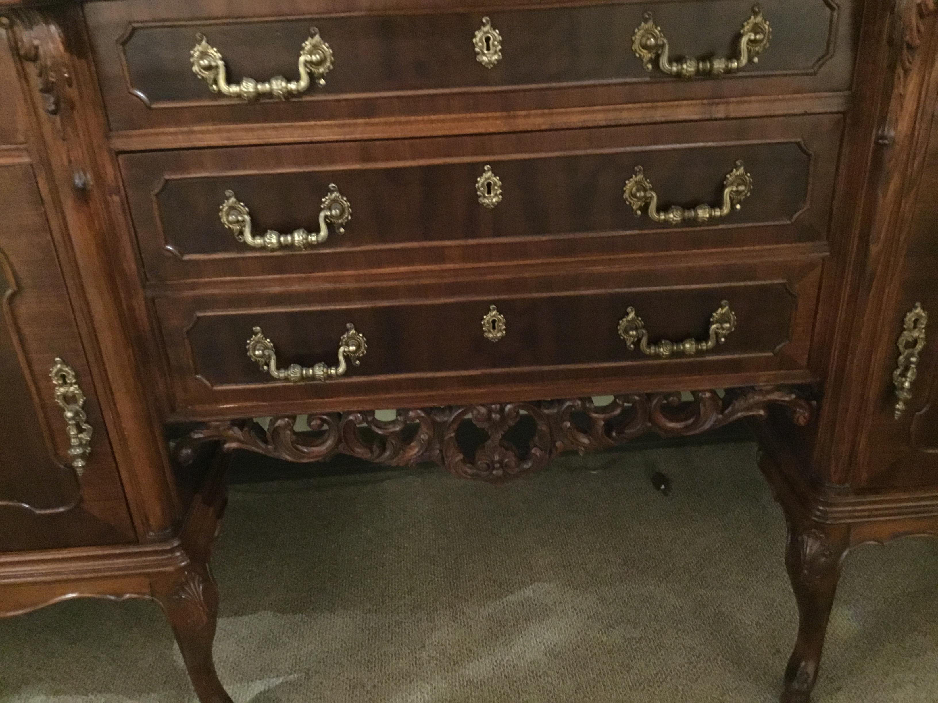 Buffet/Sideboard from Spain, circa 1900 In Good Condition In Houston, TX