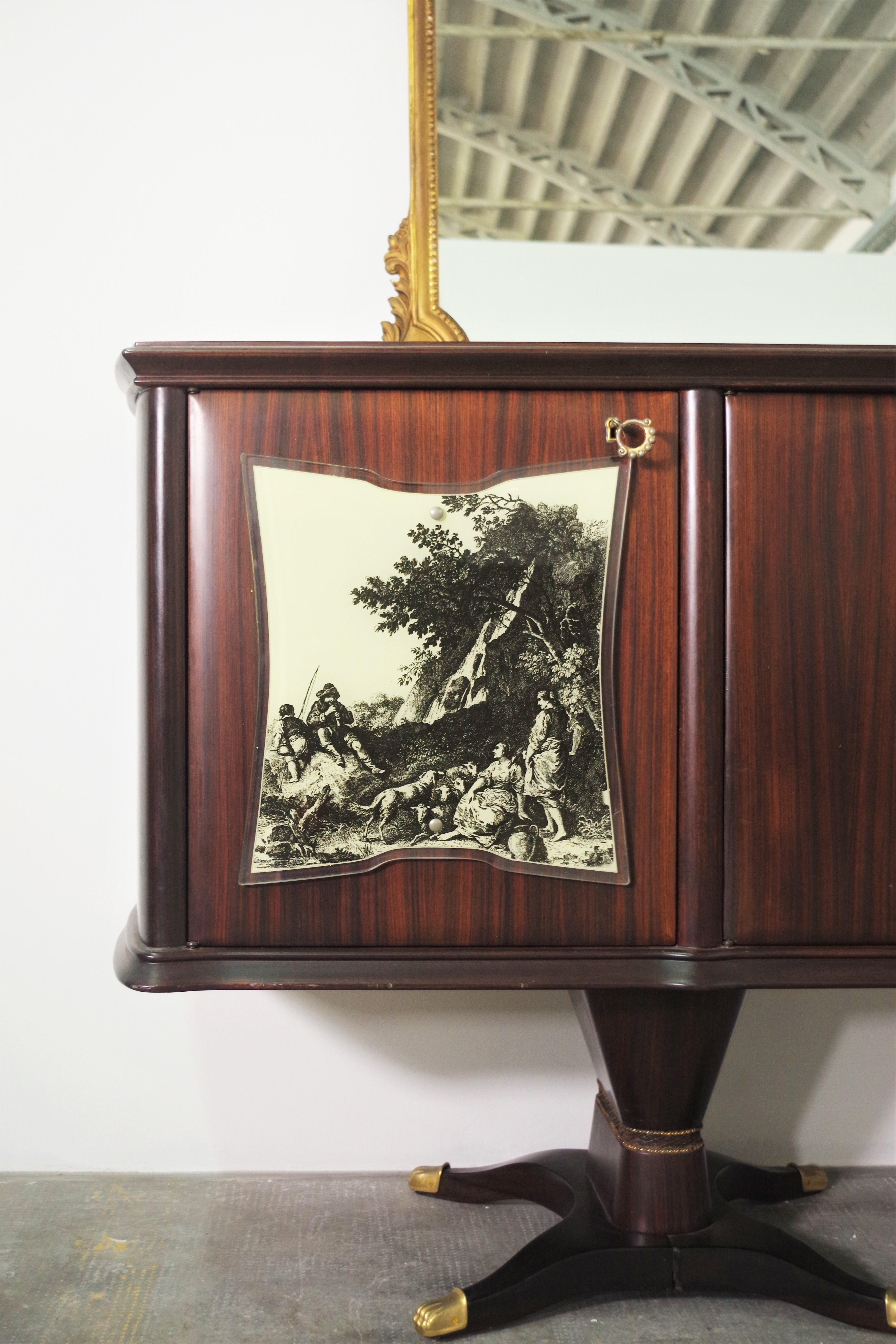 Buffet Sideboards from Fratelli Rigamonti, 1940s, Set of 2 For Sale 4