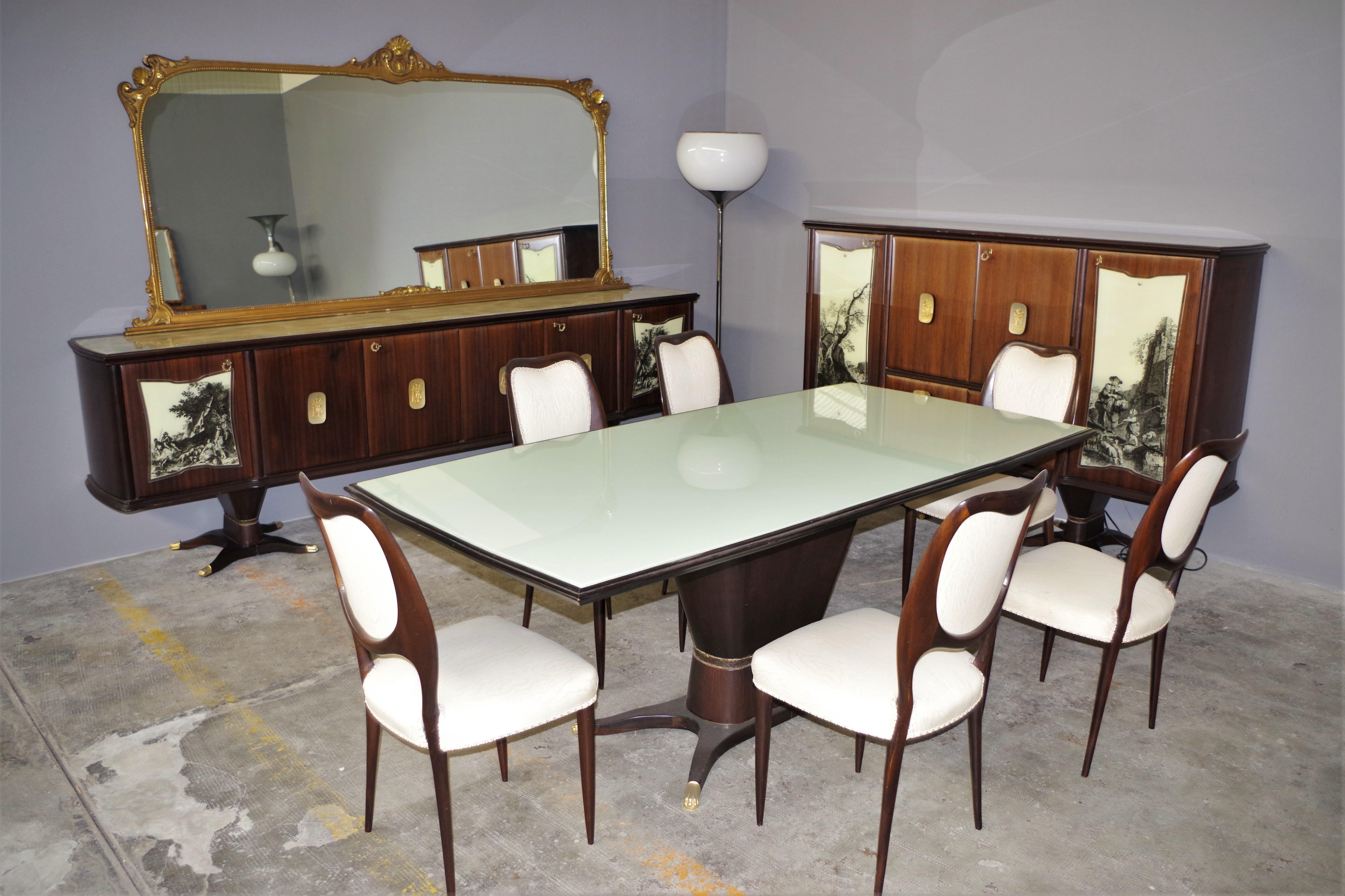 Buffet Sideboards from Fratelli Rigamonti, 1940s, Set of 2 For Sale 14