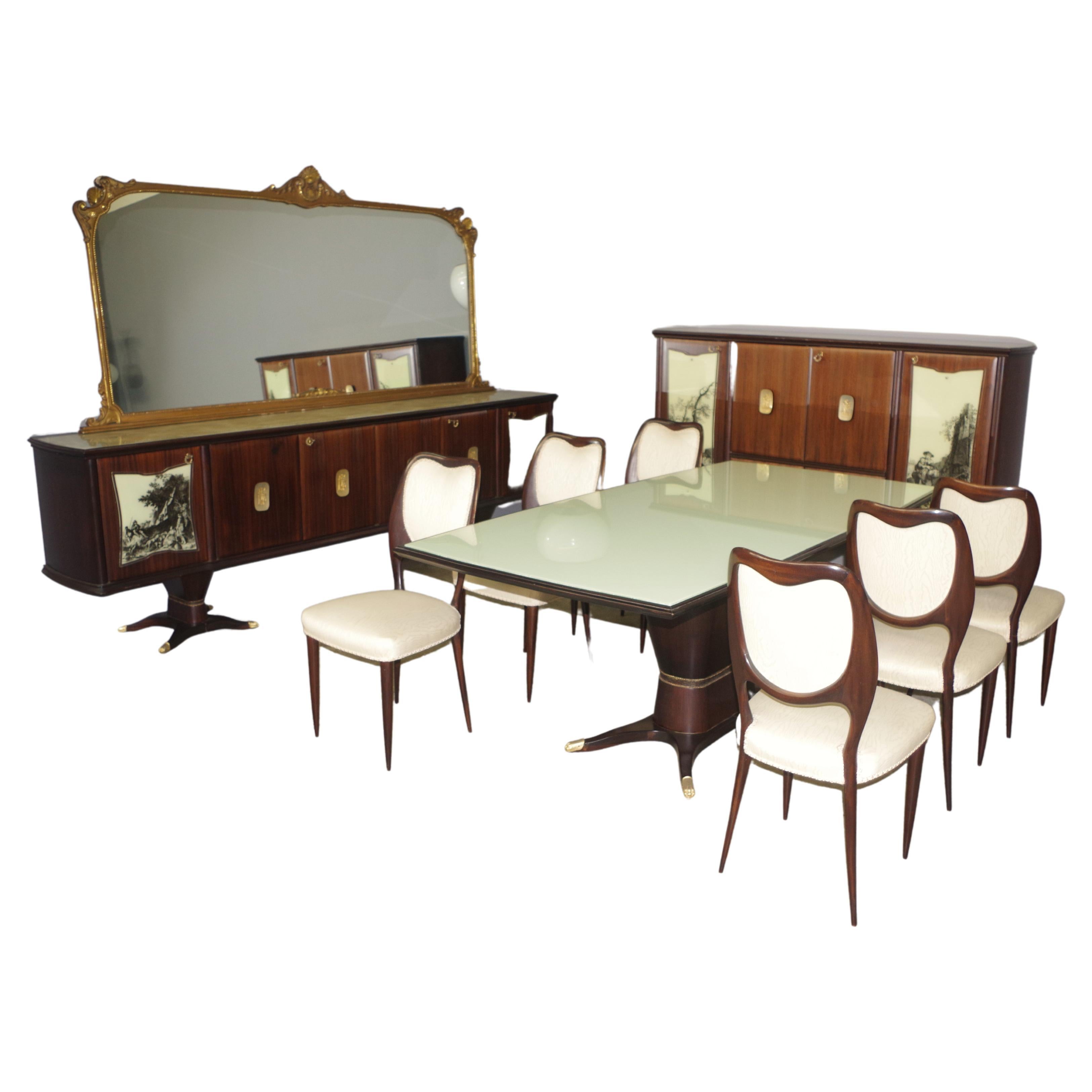 Buffet Sideboards from Fratelli Rigamonti, 1940s, Set of 2 For Sale