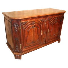 Antique Buffet Type of Hunting in Walnut, XVVIIIth Time