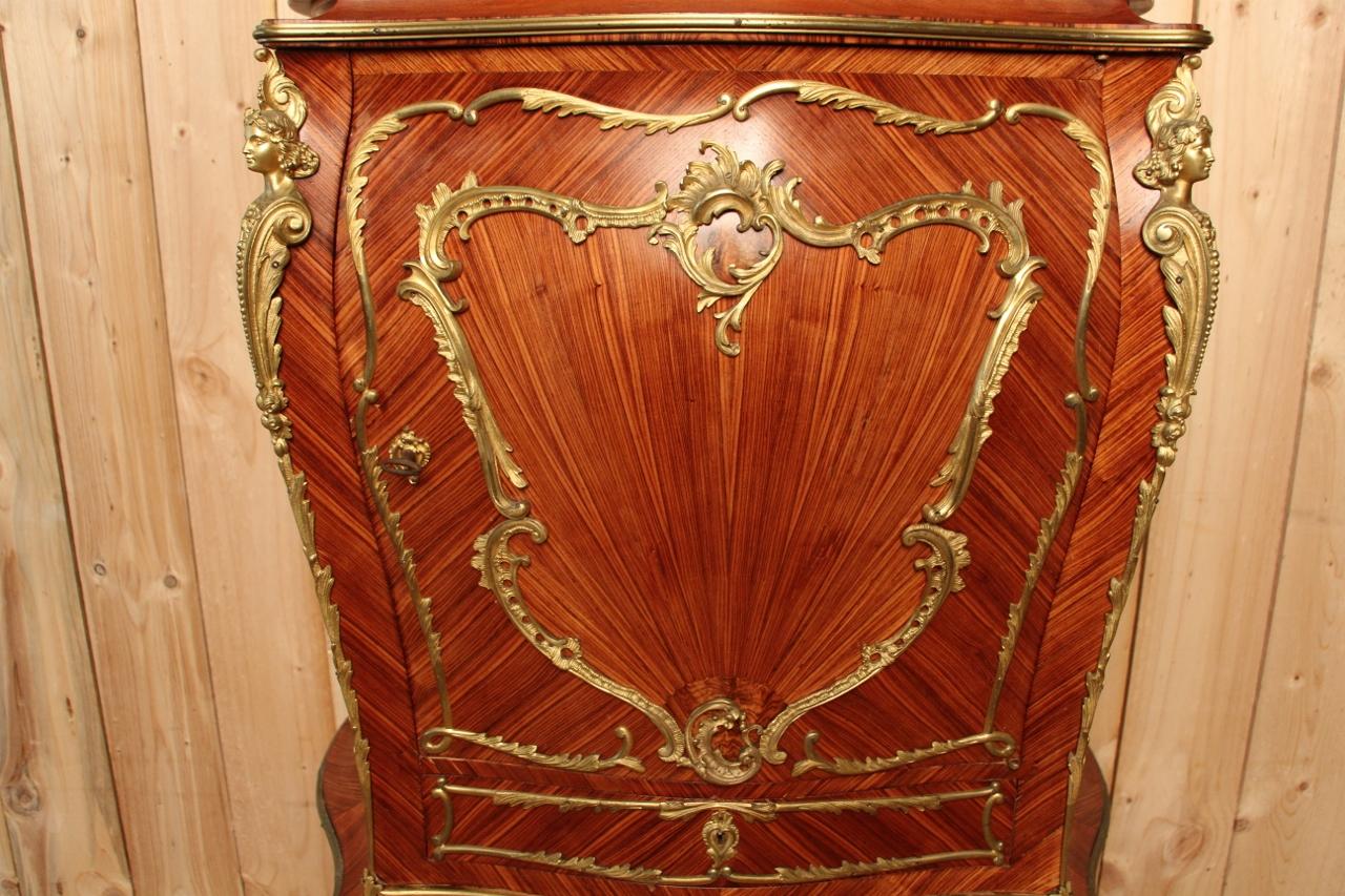 Wood Buffet XIXth Napoleon III Attributed to Zwiener For Sale