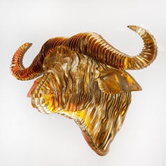 Buffle Trophee Sculpture