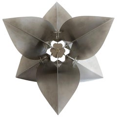 "Bugambilia" Contemporary Stainless Steel Geometric Modular Sculpture