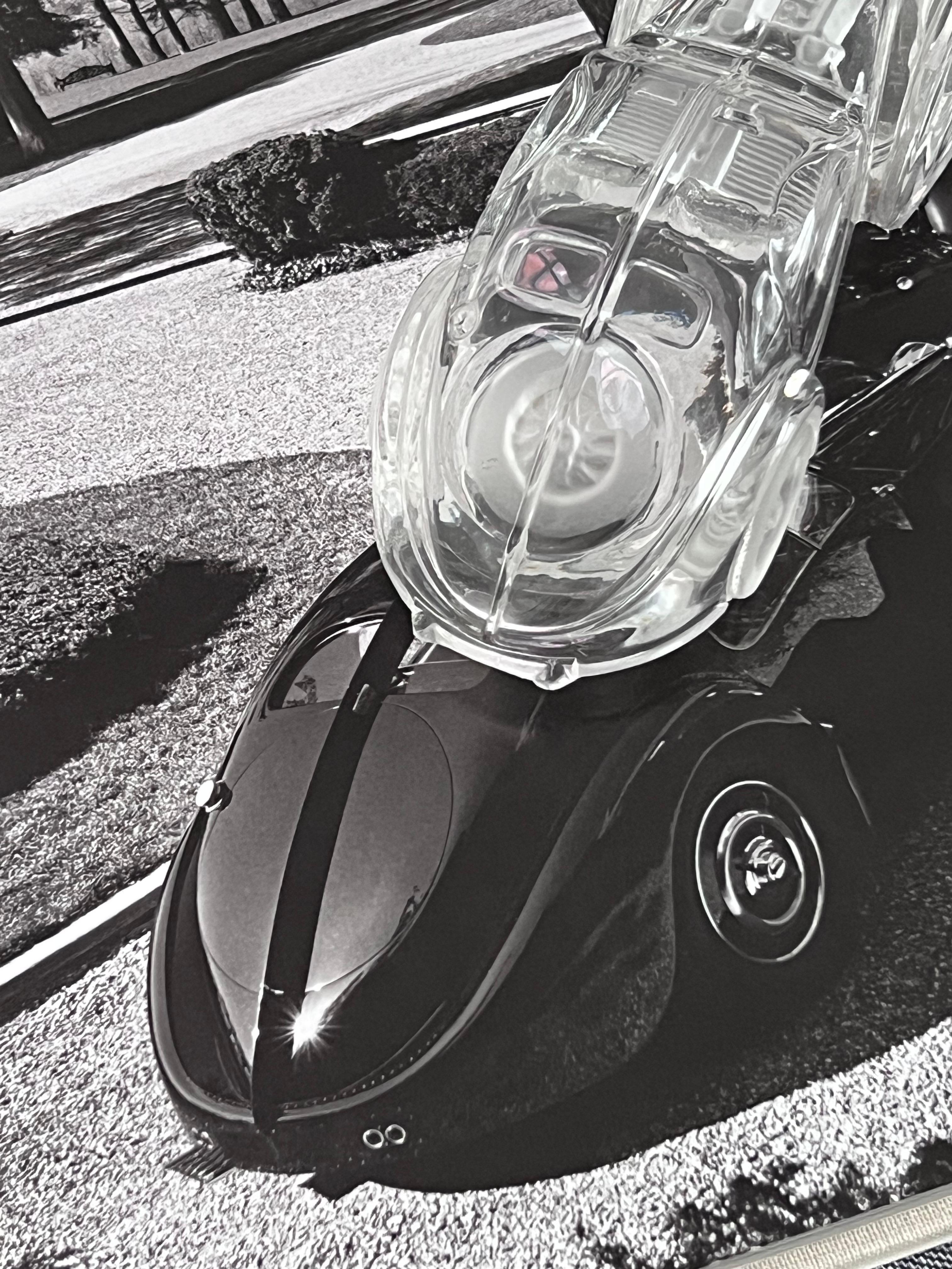 Bugatti 57 SC Atlantic Kristall-Modellwagen, wie die Ralph Lauren Kollektion  im Zustand „Hervorragend“ im Angebot in Milano, IT