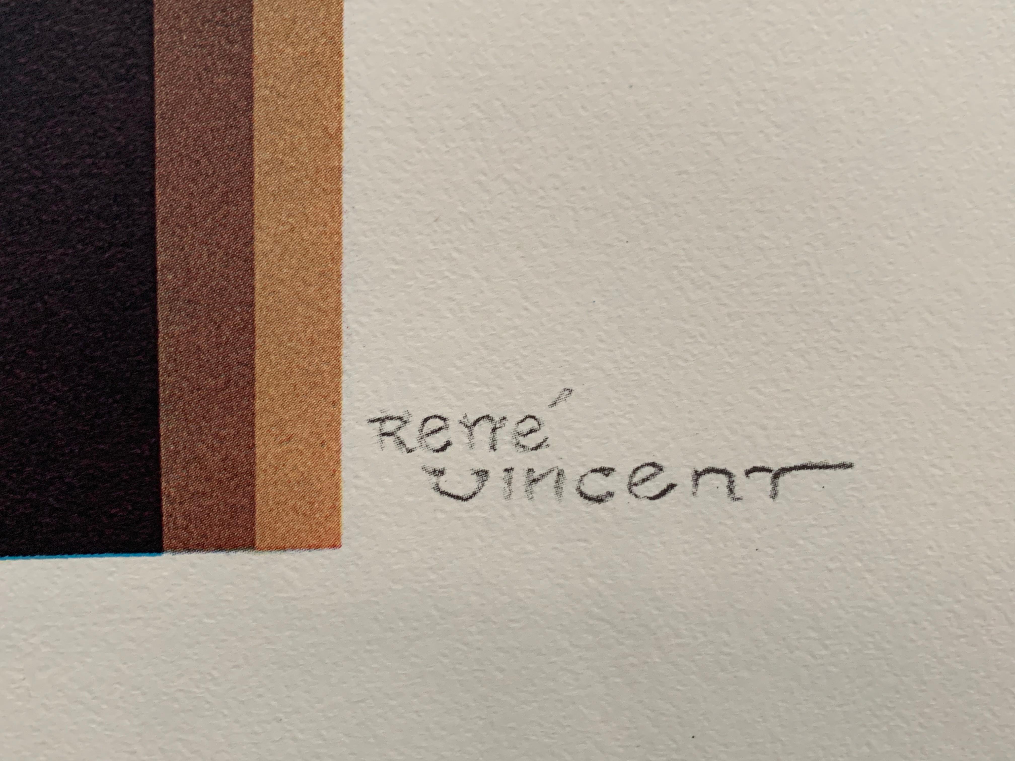 Póster Bugatti de Rene Vincent para Bedos, París, años 60 en venta 4