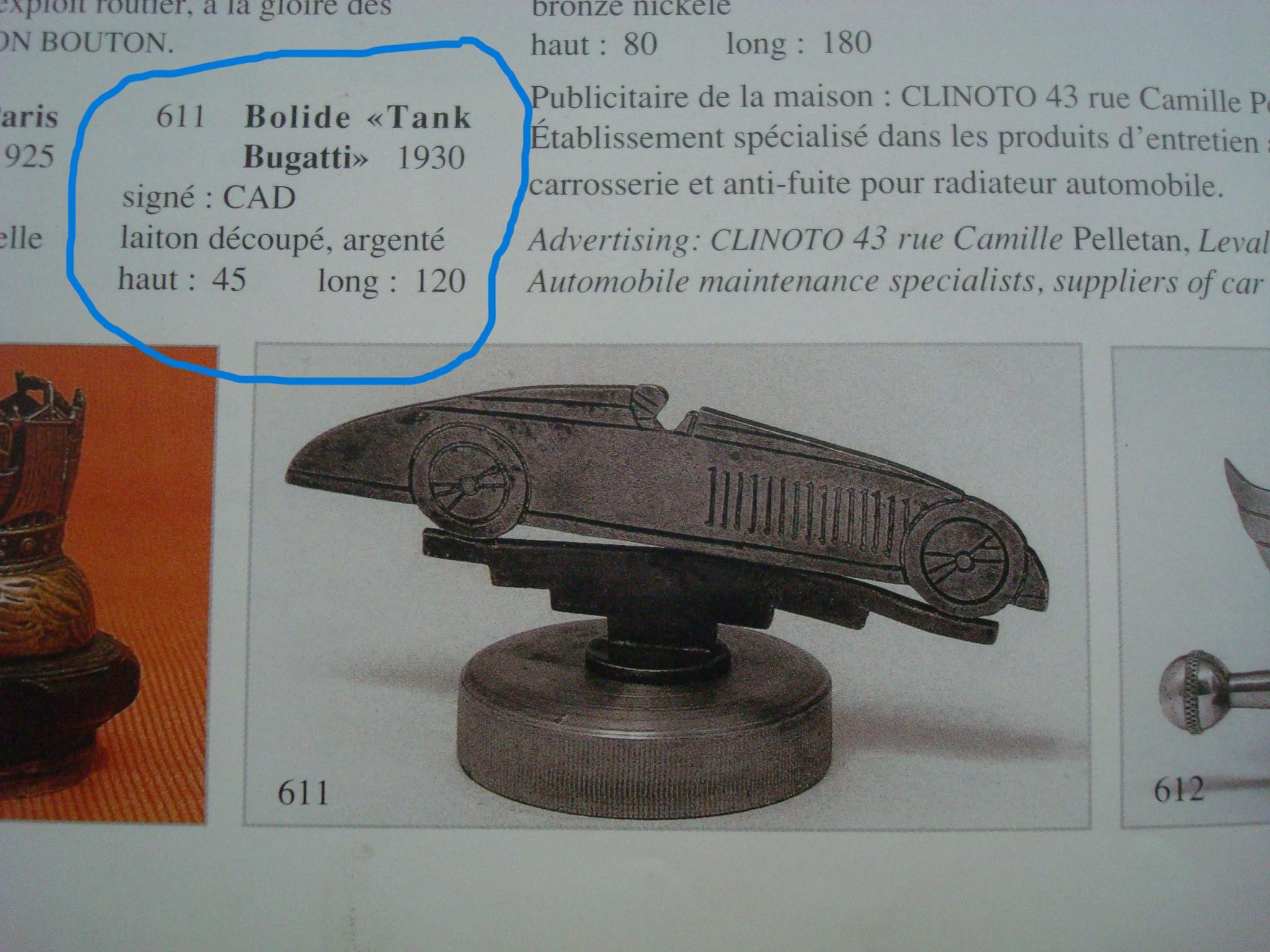 Bronze Bugatti Tank Car Mascotte / Ornement de capot / Presse-papiers. France 1930 en vente