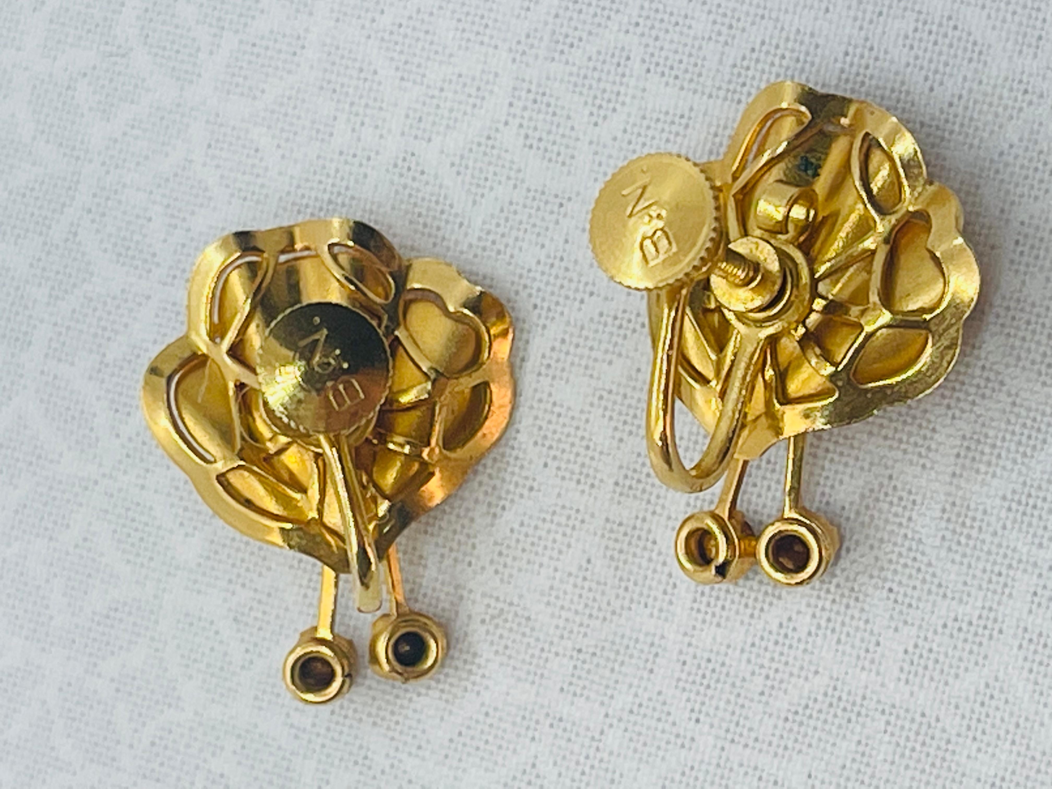 Bugbee & Niles Matching Earrings and Brooch Set Circa. 1955s - 1959 For Sale 3