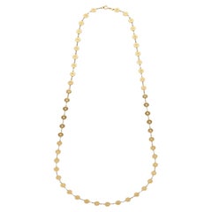 Buglari 18 Carat Gold and Diamond Long Sautoir Necklace, circa 1990s