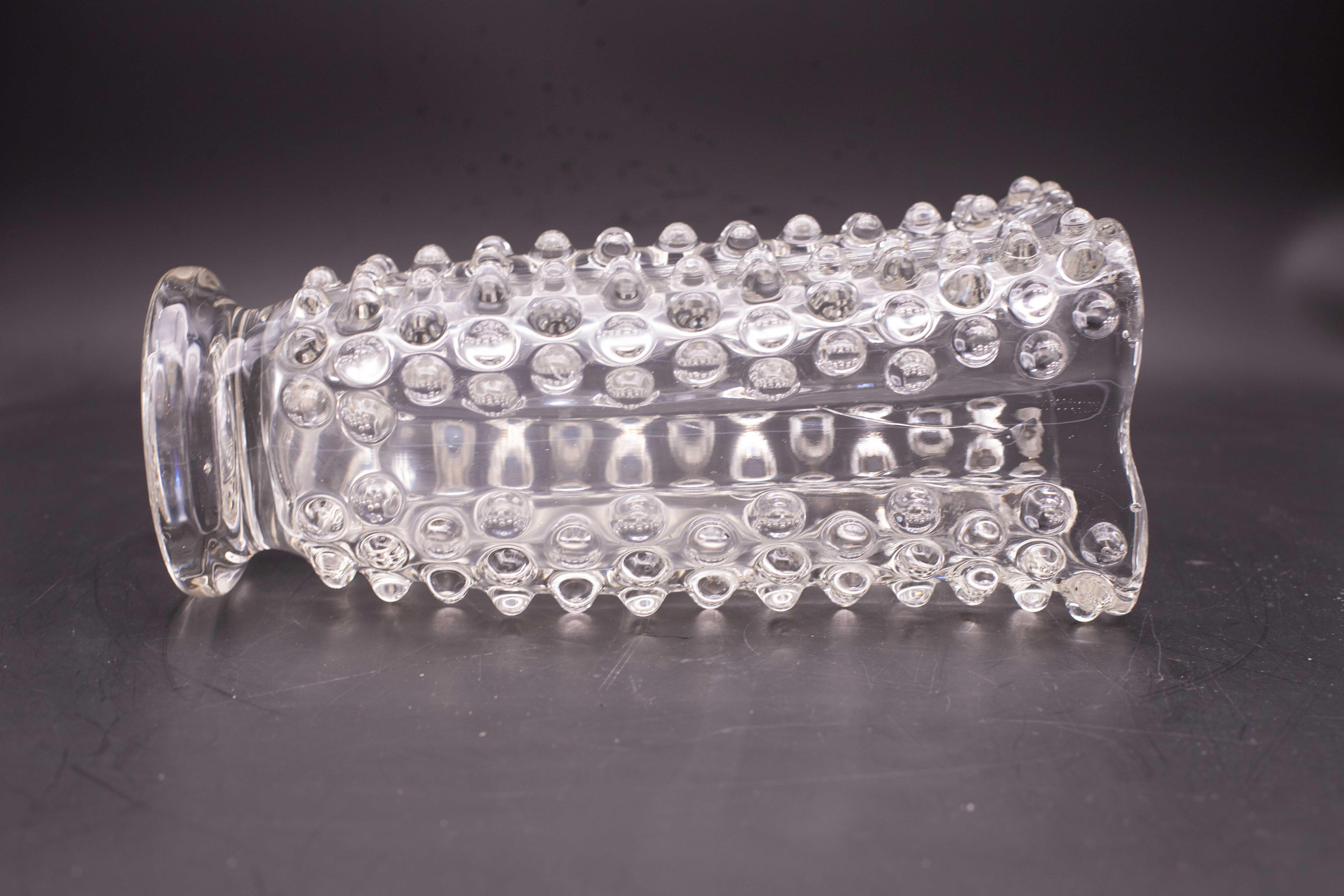 Bugnato Murano Glass Italian Rostrato Vase by Barovier & Toso, 1960s For Sale 3
