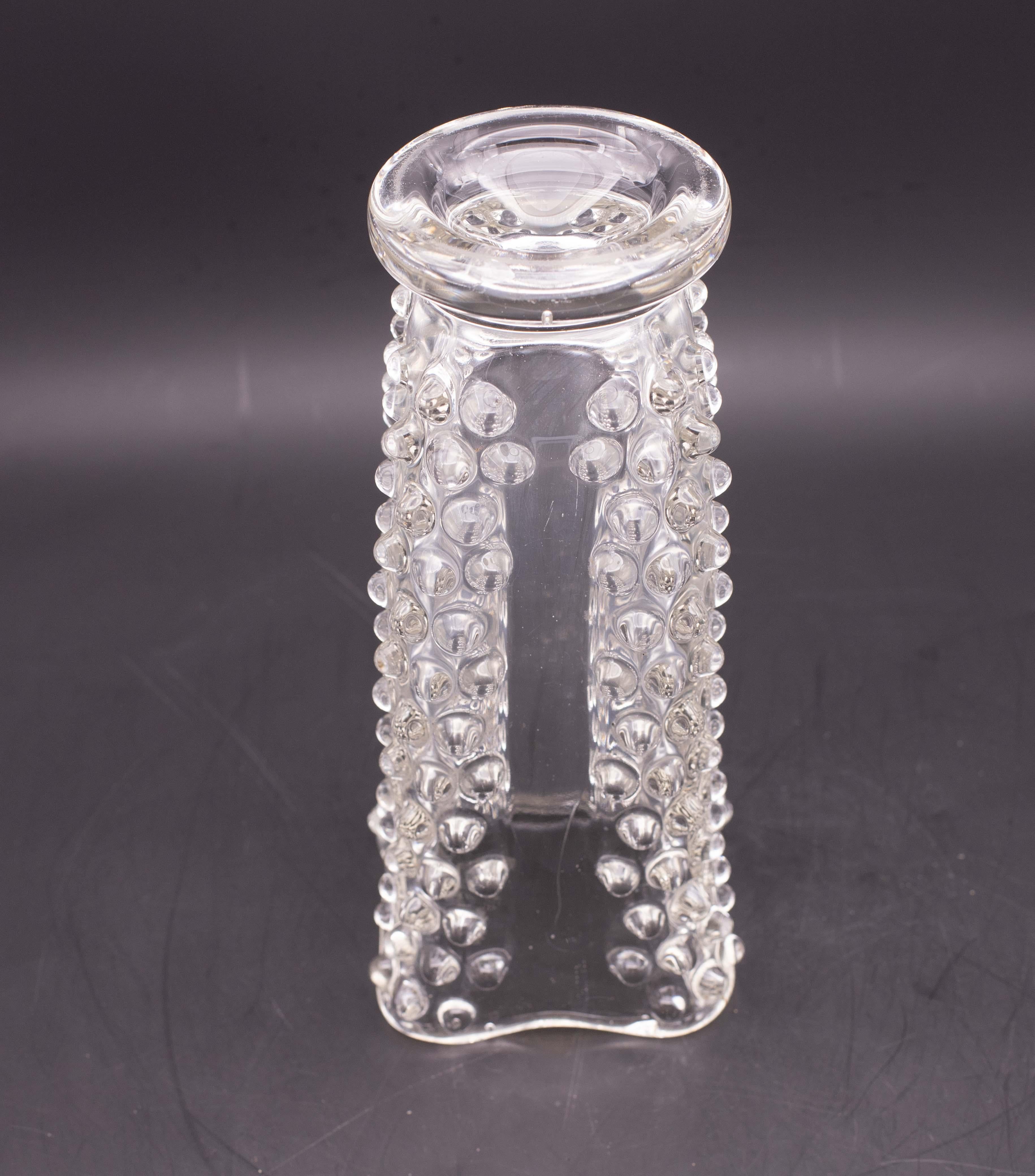 Bugnato Murano Glass Italian Rostrato Vase by Barovier & Toso, 1960s For Sale 4