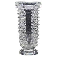Bugnato Murano Glass Italian Rostrato Vase by Barovier 
Toso, 1960s